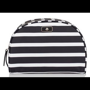 Kate Spade Sailing Stripe Medium Dome Cosmetic Bag